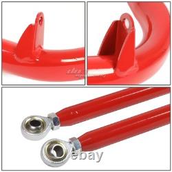 49 Stainless Racing Protection Safety Seat Belt Chassis Harness Bar Rod Red