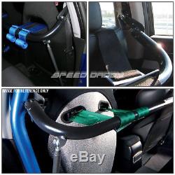 49 Stainless Steel Racing Safety Seat Belt Chassis Roll Harness Bar Rod Blue