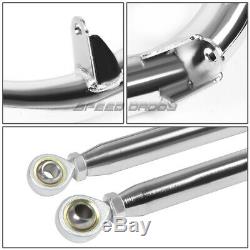 49 Stainless Steel Racing Safety Seat Belt Chassis Roll Harness Bar Rod Chrome