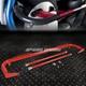 49 Stainless Steel Racing Safety Seat Belt Chassis Roll Harness Bar Rod Red