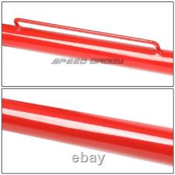 49 Stainless Steel Racing Safety Seat Belt Chassis Roll Harness Bar Rod Red