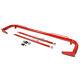 49red Racing Seat Belt Harness Tie Stabilize Bar Adjustable Support Rod+bolt