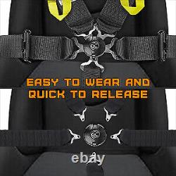 4X Unversal 5 Point 3 Safety Racing Seat Belt for ATV BUGGY OFFROAD RZR Polaris