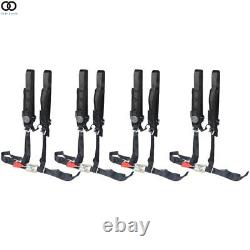 4 Pack Seat Belt Harness 4 Point 2 Padded Black For Polaris RZR XP S 4 1000 USA