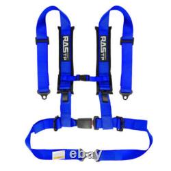 4 Point 2 Buckle Racing Car Safety Seat Belt Harness ATV UTV Go-Kart Universal