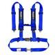 4 Point 2 Buckle Racing Car Safety Seat Belt Harness ATV UTV Go-Kart Universal