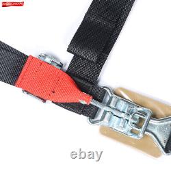 4 Point 2 Padded Black For Polaris RZR XP S 4 1000 Seat Belt Harness 4 Pack