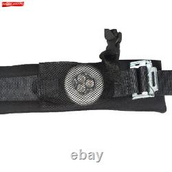 4 Point 2 Padded Black For Polaris RZR XP S 4 1000 Seat Belt Harness 4 Pack