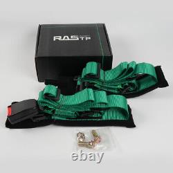 4 Point 2 Racing Harness Seat Belt Buckle Green For UTV ATV Sand Rail RZR X3