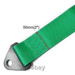 4 Point 2 Racing Harness Seat Belt Buckle Green For UTV ATV Sand Rail RZR X3