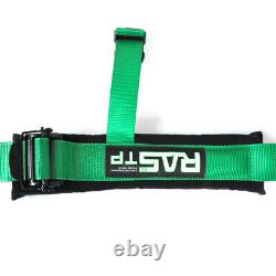 4 Point 2 Racing Harness Seat Belt Buckle Green For UTV ATV Sand Rail RZR X3