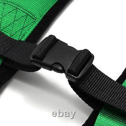 4-Point Car Auto Green Racing Sport Seat Belt Safety Harness Strap Universal