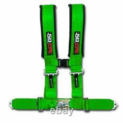 4 Point Green Safety Race Racing Seat Belt 2 inch Harness Kawasaki Teryx LE 750