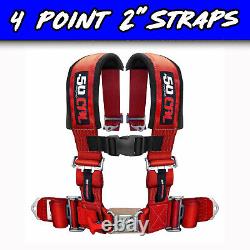 4 Point Harness 2 Strap Safety Belt Universal Fit UTV, Sand Rail, 4x4, RZR, X3