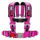 4 Point Pink Safety Race Racing Seat Belt 2 Harness for Kawasaki Teryx LE 750