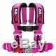 4 Point Pink Safety Race Racing Seat Belt Harness 2 Fits Kawasaki Teryx LE 750