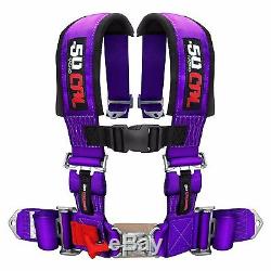 4 Point Safety Harness 2 Inch Seat Belt Sand Rail Dune Buggy Jeep Crawler PURPLE