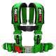 4 Point Safety Harness 3 Inch Seat Belt Sand Rail RZR UTV 4x4 Jp Crawler Green