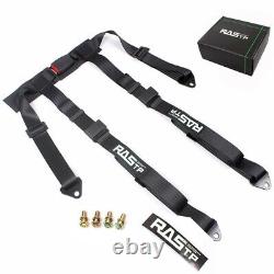 4 Point Safety Harness Seat Belt Universal Fit for Racing Car UTV 2 inches