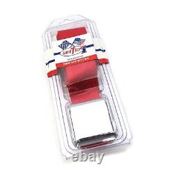 4 Red Retractable Shoulder Seat Belts JP CJ YJ Wrangler 82-95 3 Point 2 Pair