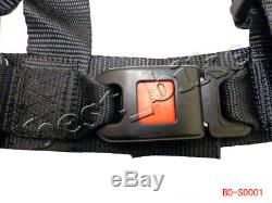 4 point Seat Saftey Belt Harness Kit Go Kart UTV Buggie Single Seat Taotao SUNL