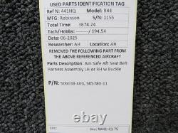 506038-403, 505780-11 Am Safe Aft Seat Belt Harness Assembly LH or RH w Buckle