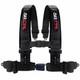 50 Caliber Racing 2in 4 Point Harnesses with Push Button Release Buckle Universal
