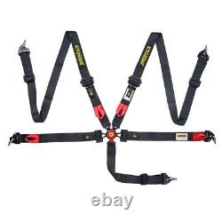 5 Point Cam Lock Carbon Fiber Quick Release Racing Seat Belt Safety Harness