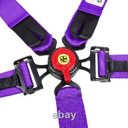 5 Point Cam Lock Carbon Fiber Quick Release Racing Seat Belt Safety Harness