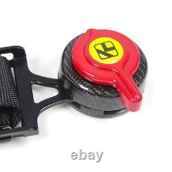 5 Point Cam Lock Carbon Fiber Quick Release Racing Seat Belt Safety Harness
