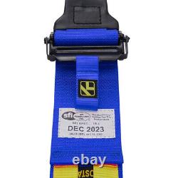 5-Point Nylon Harness Straps Cam Lock Drift Racing Safety Seat Belts SFI 16.1 BE