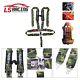 5 Point Racing Harness Safety Seat Belt Quick Release 3 Padding ATV UTV