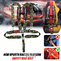 5 Point Racing Harness Safety Seat Belt Quick Release 3 Padding ATV UTV