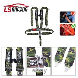 5 Point Racing Harness Safety Seat Belt Quick Release 3 Padding for ATV UTV