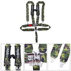 5 Point Racing Harness Safety Seat Belt Quick Release 3 Padding for ATV UTV