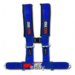 5 Point Racing Harness Seat Belt 3 Wide Blue Chevrolet Corvette Camaro SS Z06