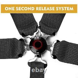 5 Point Racing Harness Seat Belt Market Bucket Seats Protection Heavy Duty Sh