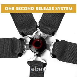 5 Point Racing Harness Seat Belt Market Bucket Seats Protection Heavy Duty Sh