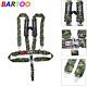 5 Point Racing Harness Seat Belt Quick Release 3 Padding ATV UTV