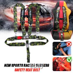 5 Point Racing Harness Seat Belt Quick Release 3 Padding ATV UTV