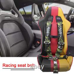 5 Point Racing Harness Seat Belt Quick Release 3 Padding ATV UTV