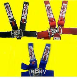 5 Point Racing Harness Seat Belt Sfi Cams Drag Sprint Hotrod Chev Ford Holden