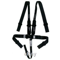 5 Point Racing Harness Seat Belts HANS Black UltraShield Racing Belts IMCA USMTS