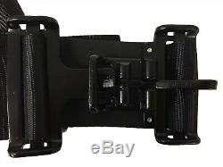5 Point Racing Harness Seat Belts HANS Black UltraShield Racing Belts IMCA USMTS