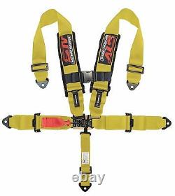 5 Point Racing Harness Sfi Latch & Link 2'' Seat Belt Yellow