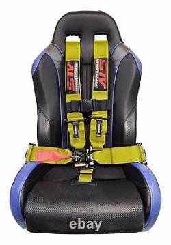 5 Point Racing Harness Sfi Latch & Link 2'' Seat Belt Yellow