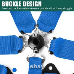 5-Point Racing Safety Harness Set SFI with Ultra Comfort Heavy Duty Shoulder