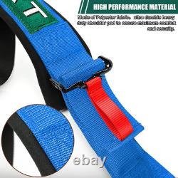 5-Point Racing Safety Harness Set SFI with Ultra Comfort Heavy Duty Shoulder