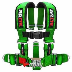 5 Point Safety Harness 2 Inch Seat Belt Sand Rail Dune Buggy Jeep Crawler Green