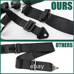 5-Point Safety Seat Belts Cam-Lock ATV UTV GO Kart Racing Harness Shoulder Pad